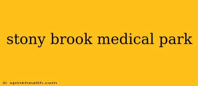 stony brook medical park