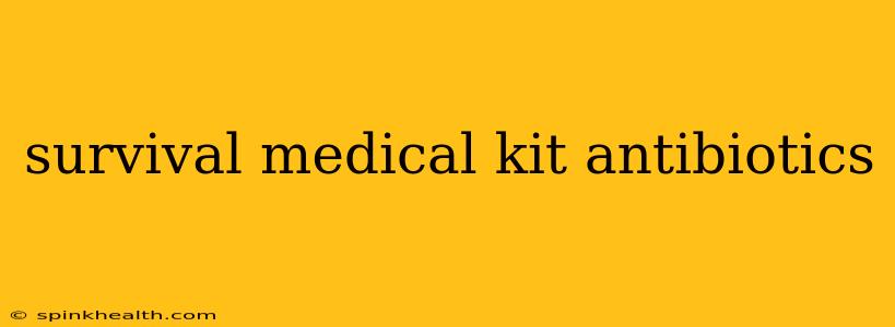 survival medical kit antibiotics