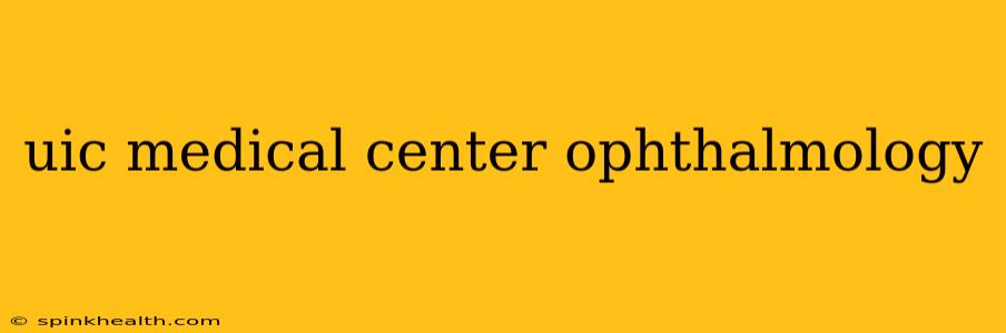 uic medical center ophthalmology