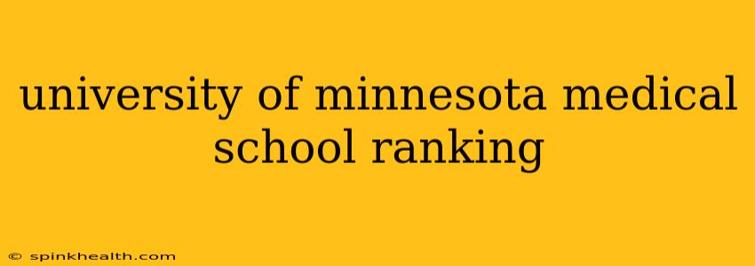university of minnesota medical school ranking