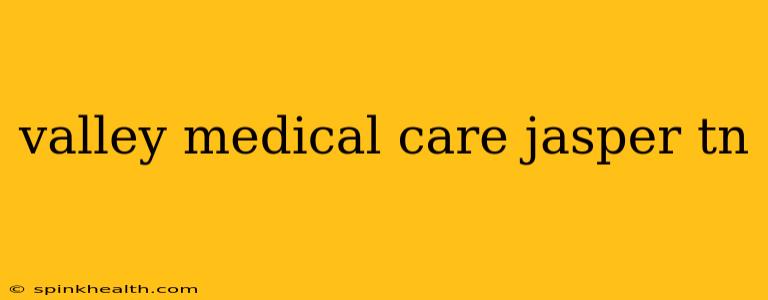 valley medical care jasper tn