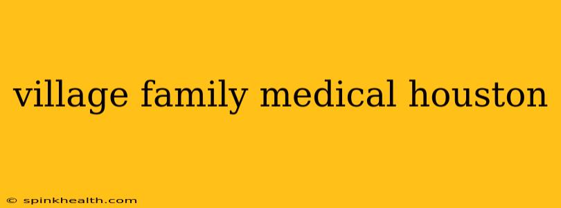 village family medical houston