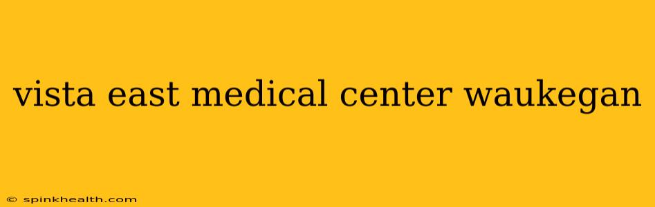 vista east medical center waukegan