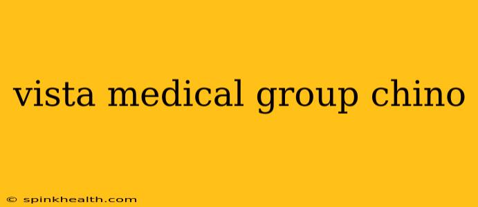 vista medical group chino