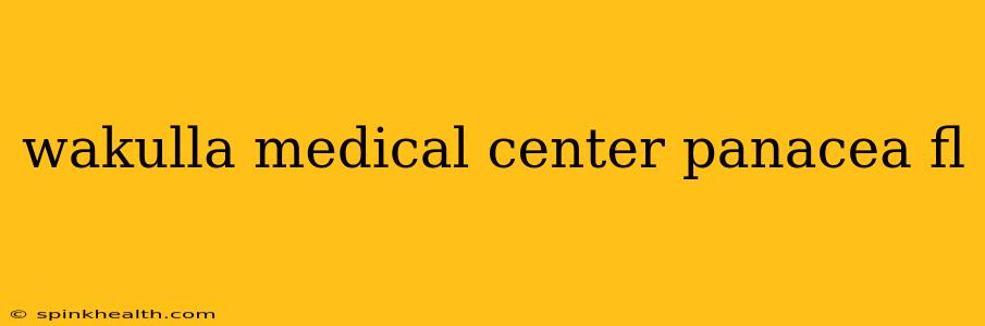 wakulla medical center panacea fl
