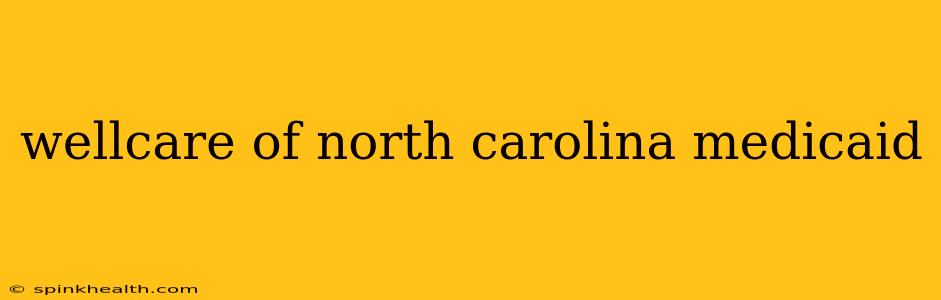 wellcare of north carolina medicaid