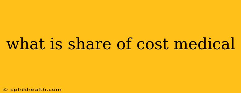 what is share of cost medical