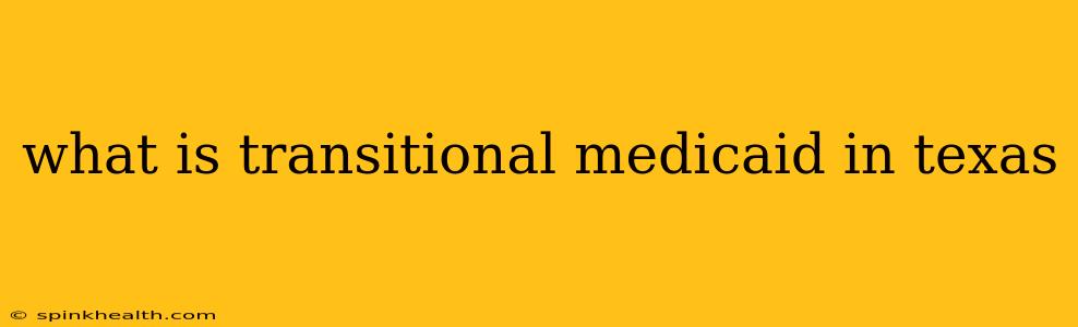 what is transitional medicaid in texas