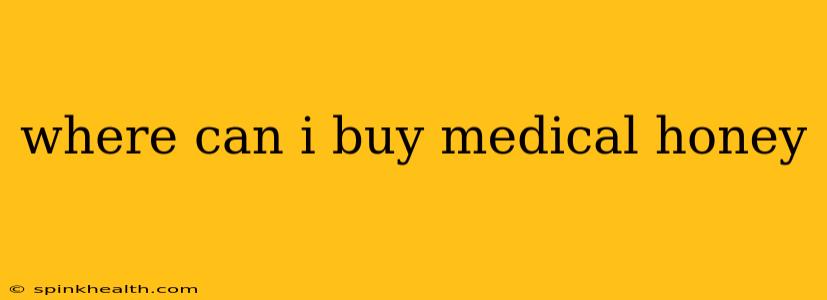 where can i buy medical honey