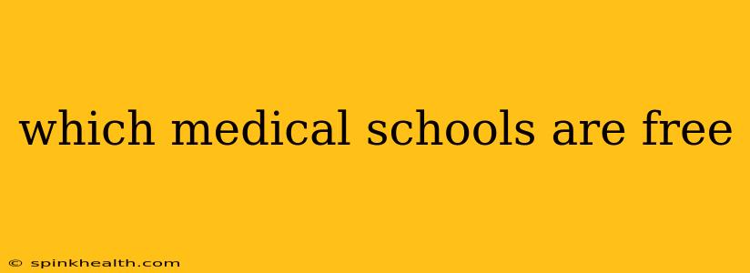 which medical schools are free