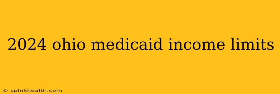 2024 ohio medicaid income limits