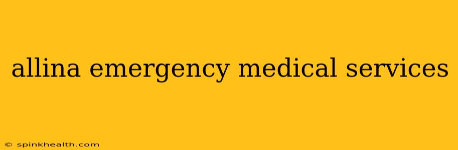 allina emergency medical services
