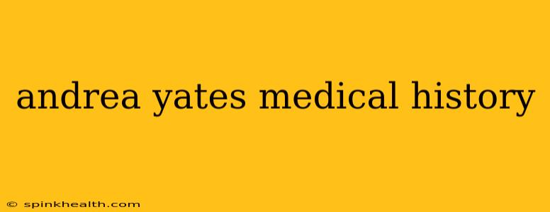 andrea yates medical history