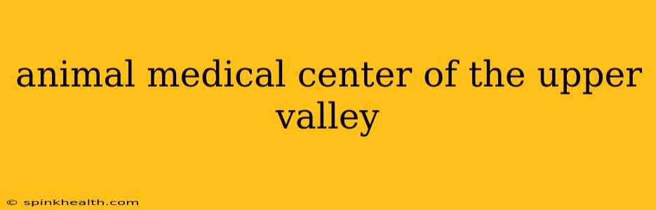 animal medical center of the upper valley