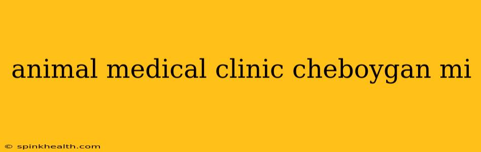 animal medical clinic cheboygan mi