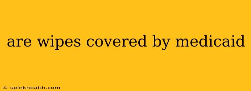 are wipes covered by medicaid