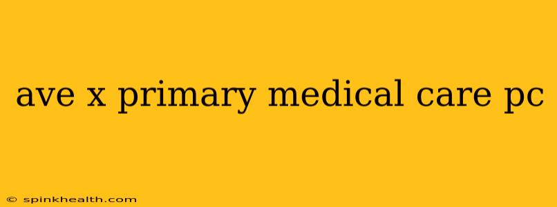 ave x primary medical care pc