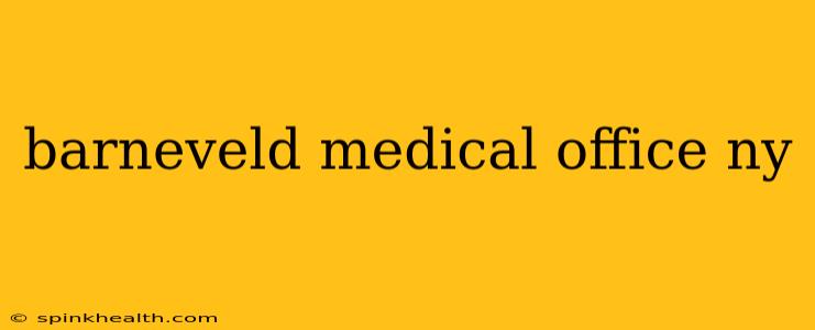barneveld medical office ny