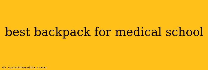 best backpack for medical school