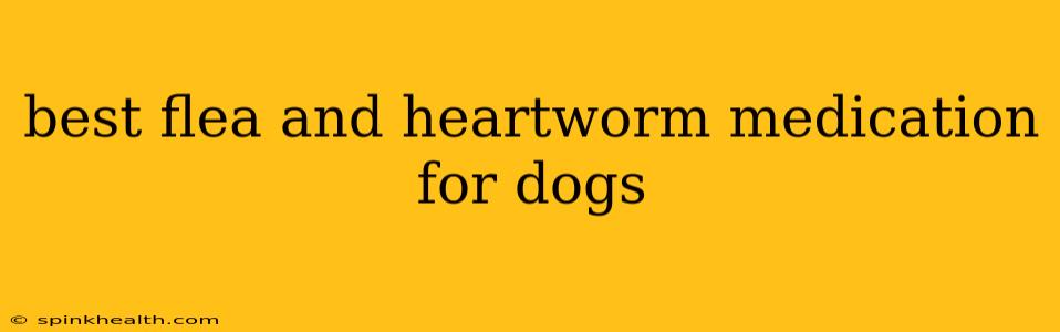 best flea and heartworm medication for dogs