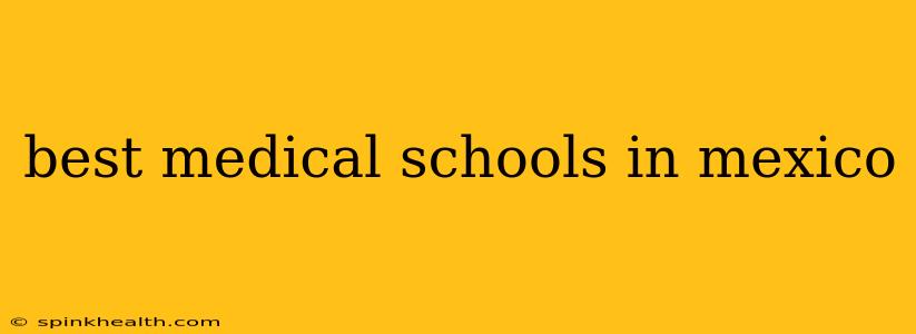 best medical schools in mexico