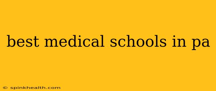 best medical schools in pa