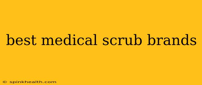best medical scrub brands
