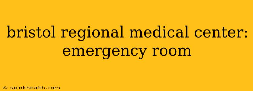 bristol regional medical center: emergency room