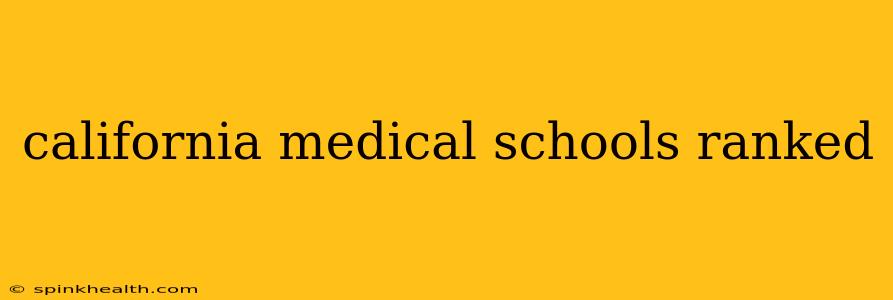 california medical schools ranked
