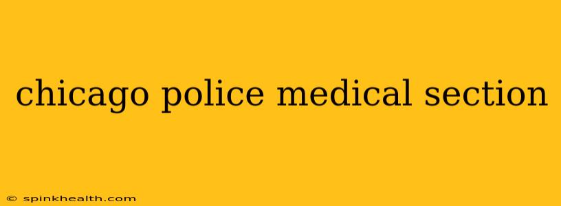 chicago police medical section