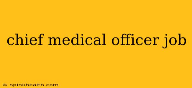 chief medical officer job
