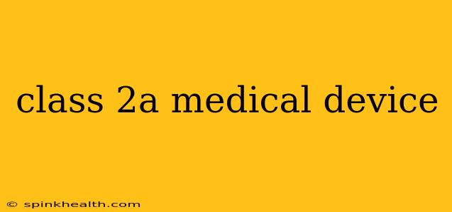 class 2a medical device