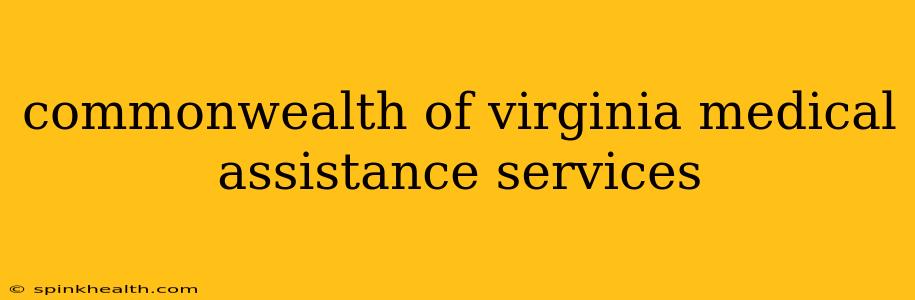commonwealth of virginia medical assistance services