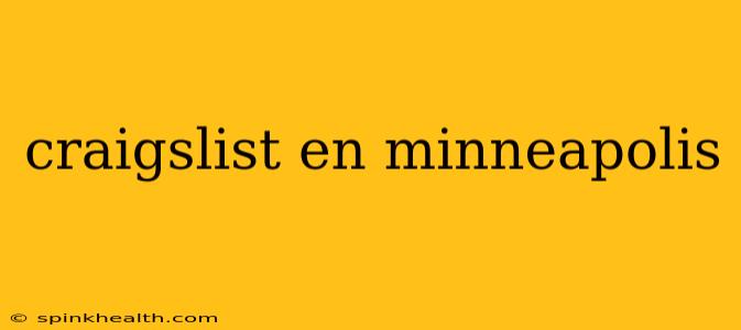 craigslist en minneapolis