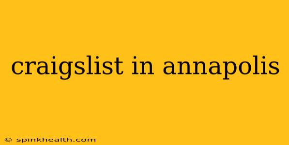 craigslist in annapolis