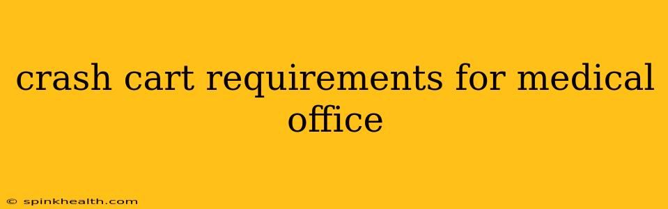 crash cart requirements for medical office