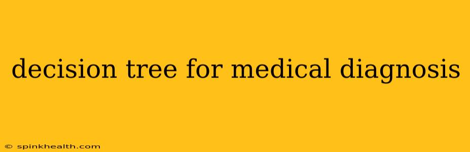 decision tree for medical diagnosis