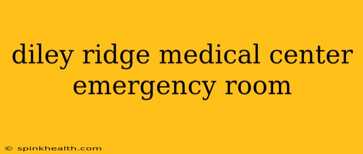 diley ridge medical center emergency room