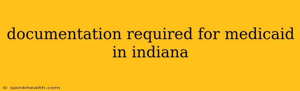 documentation required for medicaid in indiana