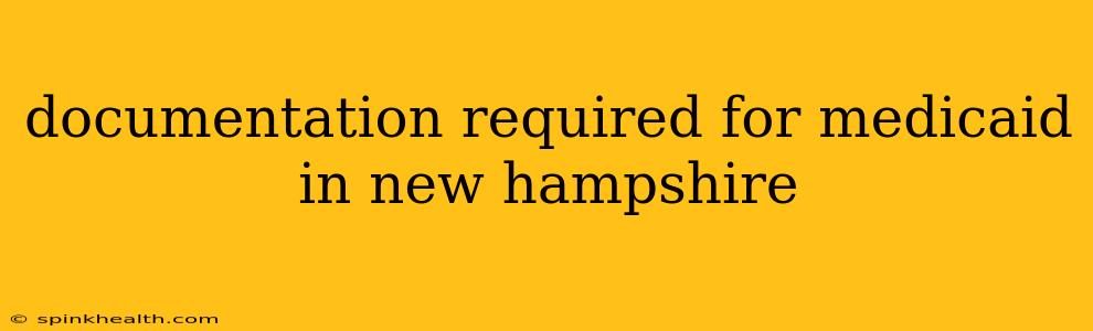 documentation required for medicaid in new hampshire