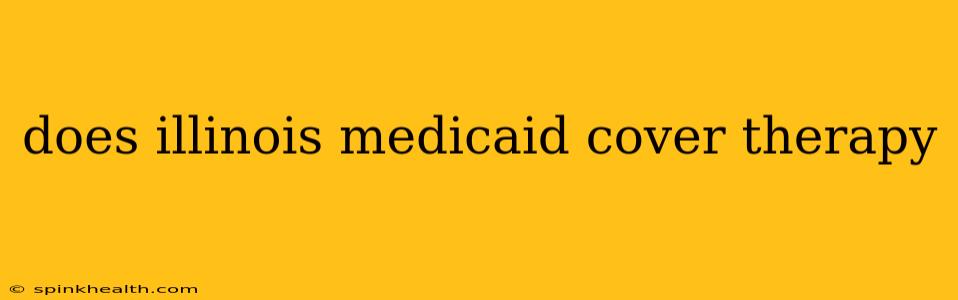 does illinois medicaid cover therapy