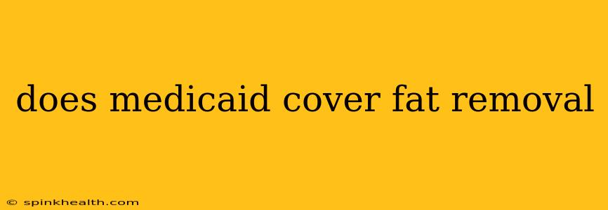 does medicaid cover fat removal