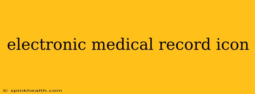 electronic medical record icon