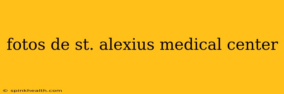 fotos de st. alexius medical center