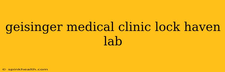 geisinger medical clinic lock haven lab