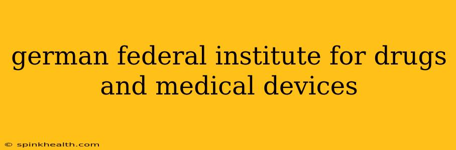 german federal institute for drugs and medical devices
