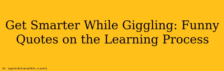Get Smarter While Giggling: Funny Quotes on the Learning Process