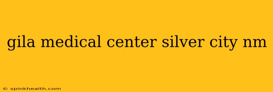 gila medical center silver city nm