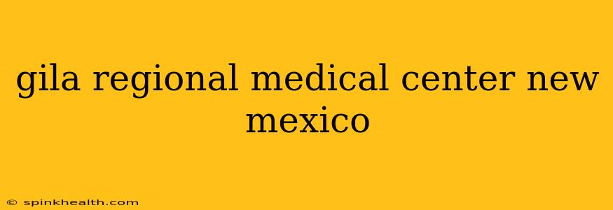 gila regional medical center new mexico
