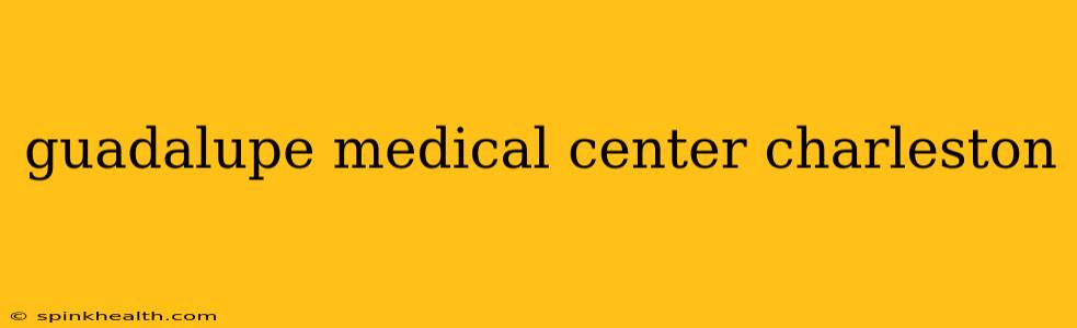 guadalupe medical center charleston